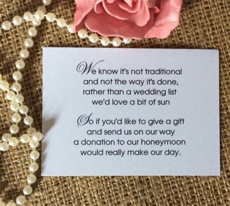 Whatever it is that you feel you truly want or need. Details about 25 /50 WEDDING GIFT MONEY POEM SMALL CARDS ...