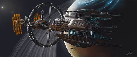 Expedition Spaceship Deep Space Tsiolkovsky Dmitrii Ustinov Sci Fi