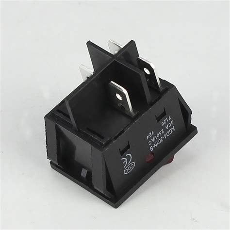 Kcd4 Dpst 4pin On Off Illuminated 30a 250vac Rocker Switch Buy 30a