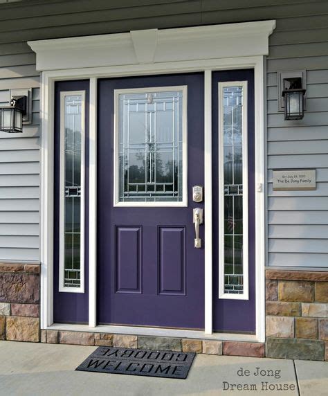 Our Purple Door Entry Door Colors Purple Front Doors Purple Door