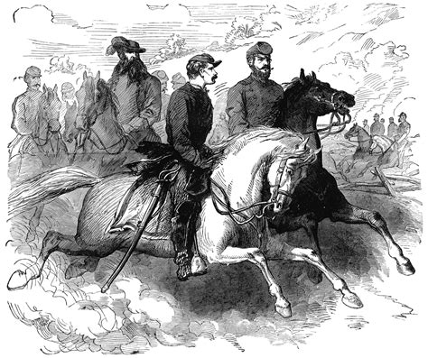 Federal Cavalry Leaders Clipart Etc