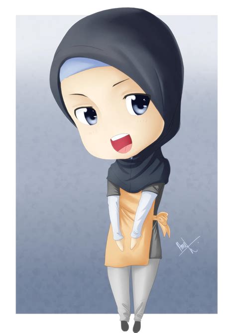 Chibi Hijab Girl By Badakkacak On Deviantart