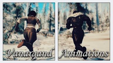 Superseded Vanargand Animations Sprint At Skyrim Special Edition