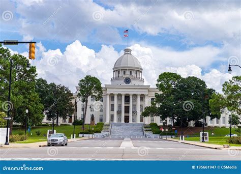 Alabama State Capitol Building In Montgomery Alabama Editorial