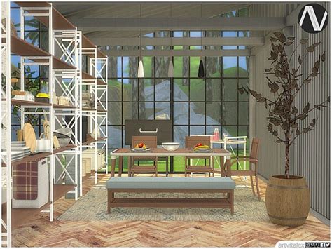 Maybe you would like to learn more about one of these? Phoenix Outdoor Dining by ArtVitalex from TSR • Sims 4 ...