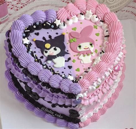 Kuromi X Melody Cake Торт Hello Kitty Тематические торты Торт на