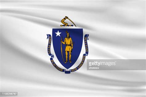 Massachusetts State Flag Photos And Premium High Res Pictures Getty