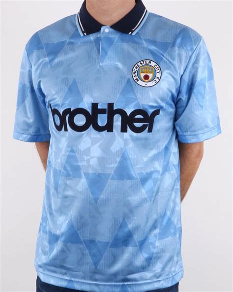 Manchester City 1989 Home Shirt 80s Casual Classics