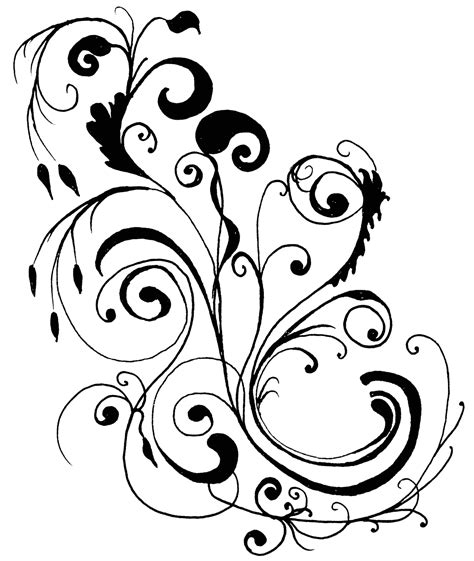 Free Floral Line Art Download Free Floral Line Art Png Images Free