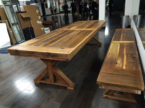Hand Crafted Reclaimed Wood Conferencecommunal Table Any Size By