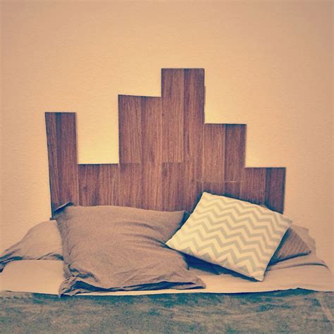 Do It Yourself Headboard With Parquet Do It Yourself Headboards