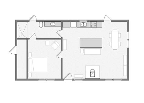 Simple Modern Cabin Floor Plan Yr Architecture Design