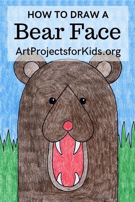 Check spelling or type a new query. Draw a Bear Face · Art Projects for Kids