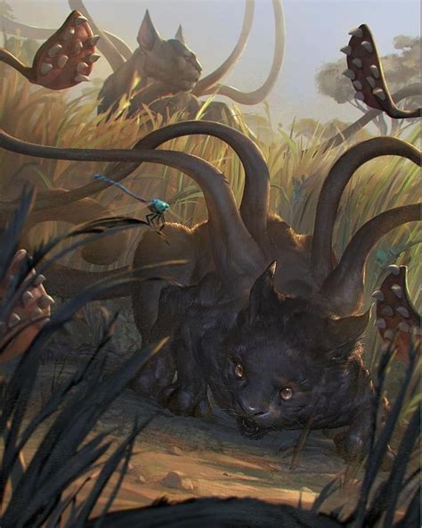 Displacer Beast Kitty Mythical Creatures Art Fantasy Beasts Fantasy