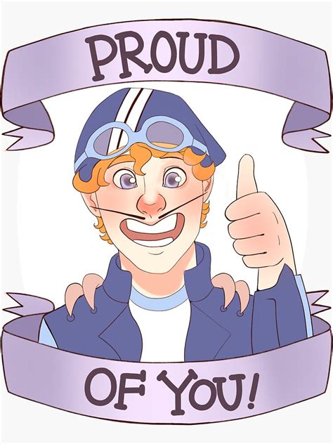 Proud Of You Sticker For Sale By Edgebug Redbubble