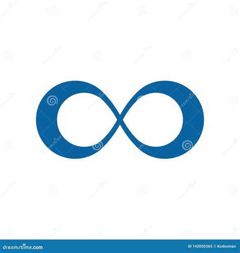 Infinity Symbol Icons Logo Template Stock Vector Illustration Of