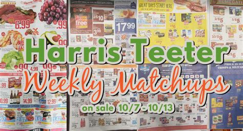 Weekly Matchup List Archives The Harris Teeter Deals