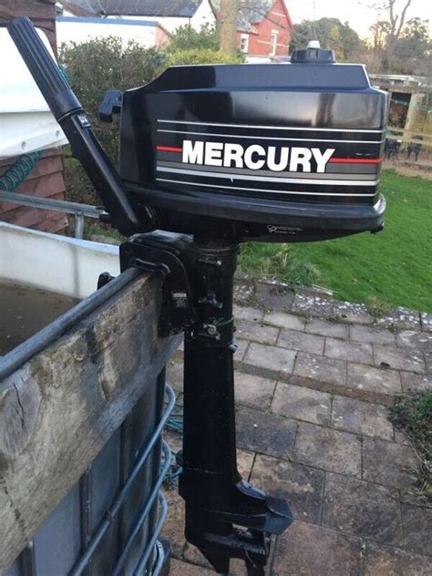 Mercury 5hp Long Shaft 2 Stroke Outboard Good Condition Serviced In