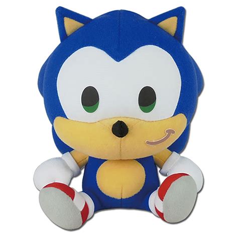 Sonic The Hedgehog Sd Sonic Sitting 7 Plush Toy Thinkcooltoys