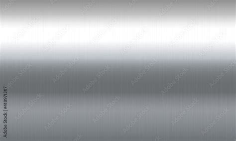 Realistic Brushed Metal Texture Polished Stainless Steel Background