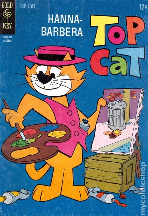top cat 1961 1970 dell gold key comic books vintage cartoon old cartoon characters classic