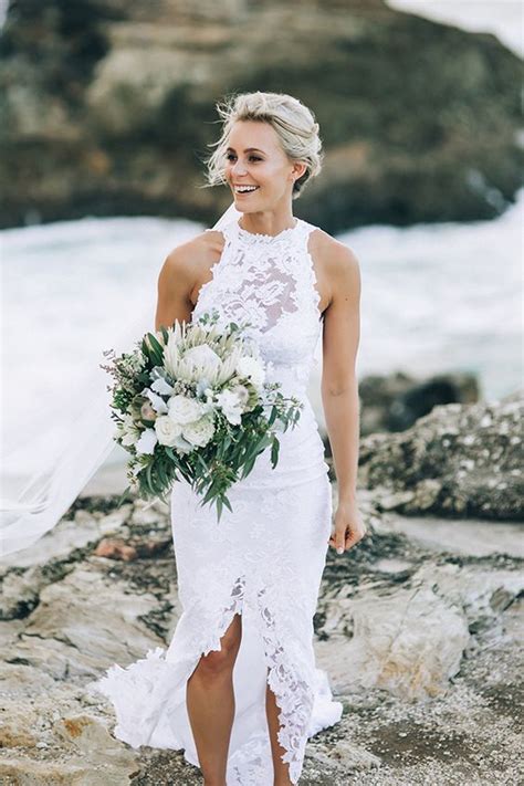 11 Beautiful Beach Wedding Dresses Keelyburns Blog