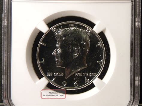 1964 50c Proof Kennedy Half Dollar Silver Ngc Pf67