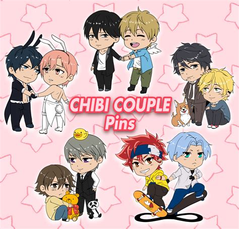Chibi Couple Pins Preorder I Will Start A A Pre Order For These Cutie