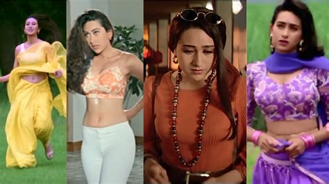 Karishma Kapoor Hot Compilation Part 2 Haule Haule Hum Tum Mile Dil To Paagal Hai