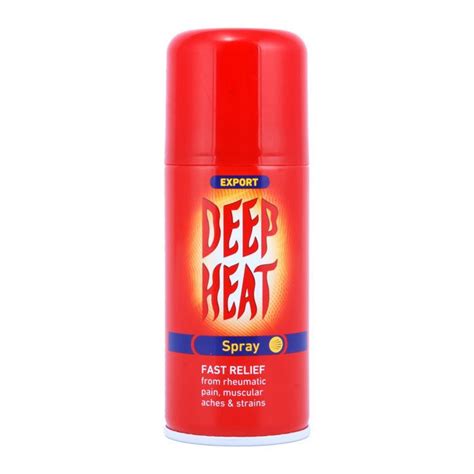 Buy Deep Heat Spray Aerosol 150ml Spray Bottle Life Pharmacy