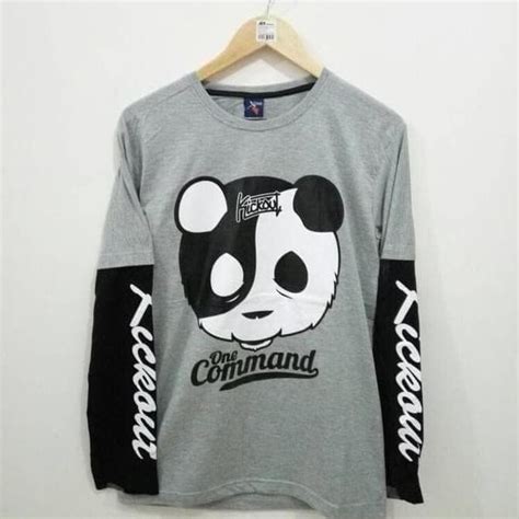 Promo Baju Kaos Lengan Panjang Panda Kickout Apparel Kick Out Distro