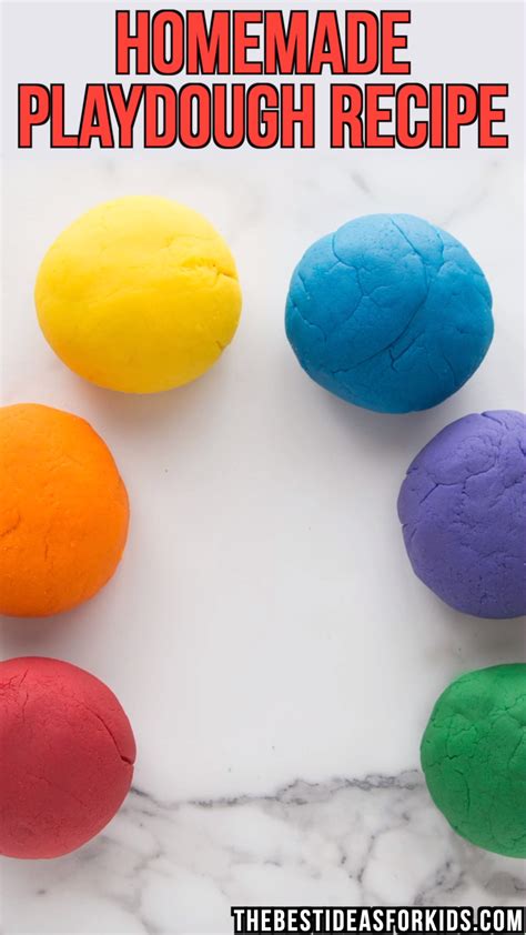 Homemade Playdough Recipe 🌈 Super Soft And Lasts For Months This Is The Best Playdough R