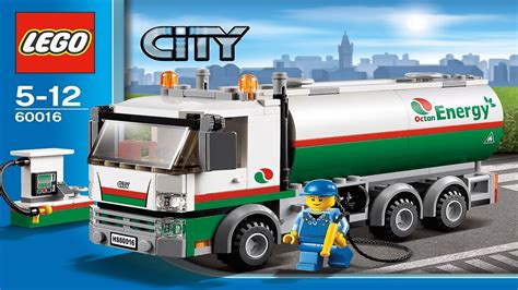 Lego City Instructions For 60016 Tanker Truck Youtube