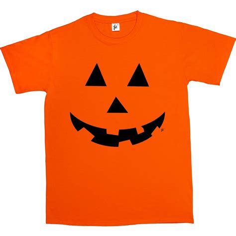 Halloween Pumpkin Face Scary Eyes Mouth Mens T Shirtfacescary