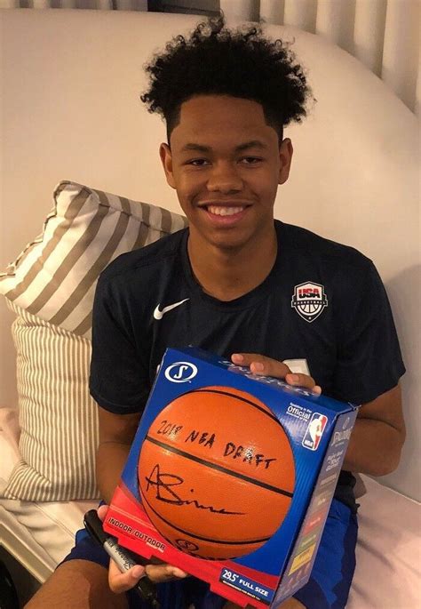 Anfernee Simons Autograph “2018 Nba Draft” Prospect Signed Basketball