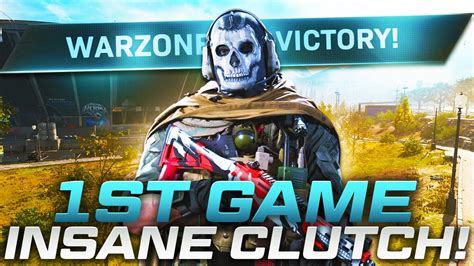Cod Warzone Insane Clutch First Game Feat Dysmo Youtube