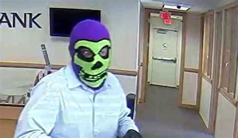 Glove Wearing Robber Wearing Creepy Mask Hits Bank Sun Sentinel