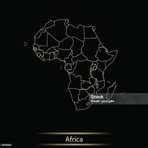 Mappa Dellafrica Immagini Vettoriali Stock E Altre Immagini Di Africa Africa Astratto