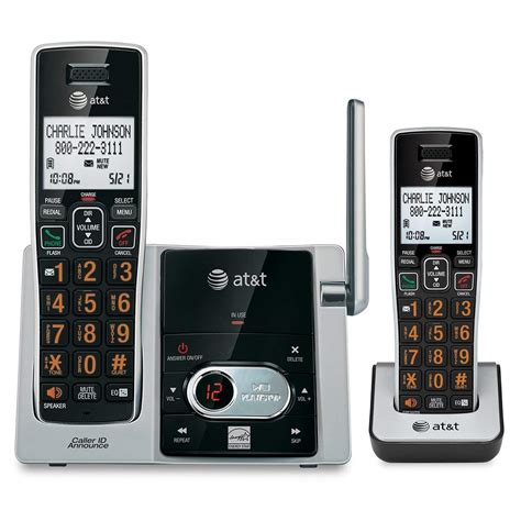 Att Dect 60 Expandable Cordless Phone System With Digital Answering