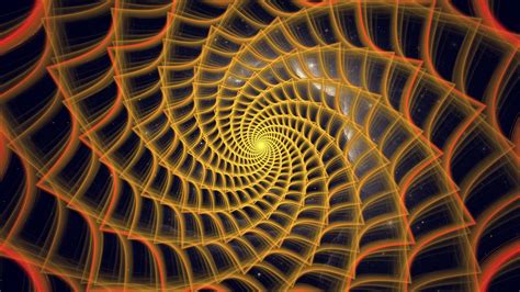 Fractal Spiral Twisted Abstraction Hd Abstract Wallpapers Hd