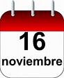 Que se celebra el 16 de noviembre - Calendario