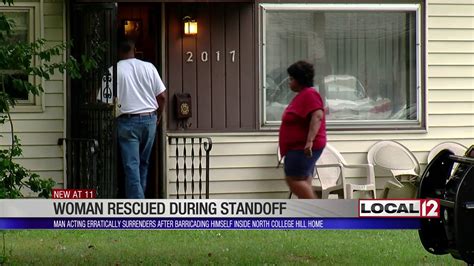 Neighbors Come To Womans Rescue After Stranger Runs Into Barricades