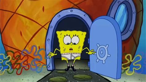Spongebob But He Realises Hes Naked YouTube