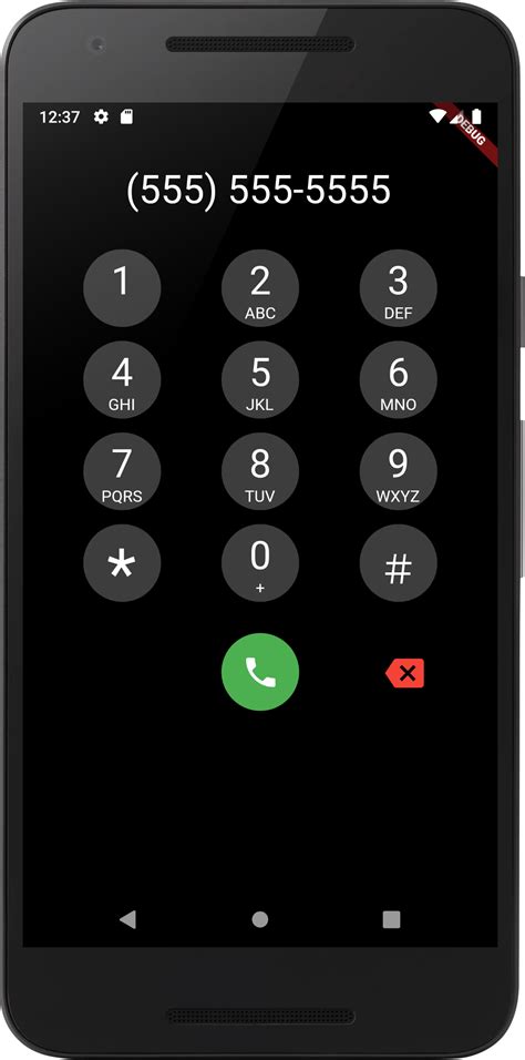 A Phone Dialpad For Your Flutter Application Free Flutter Source Code
