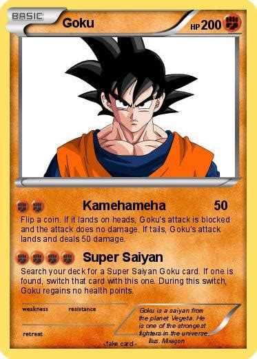 Pokémon Goku 8484 8484 Kamehameha My Pokemon Card