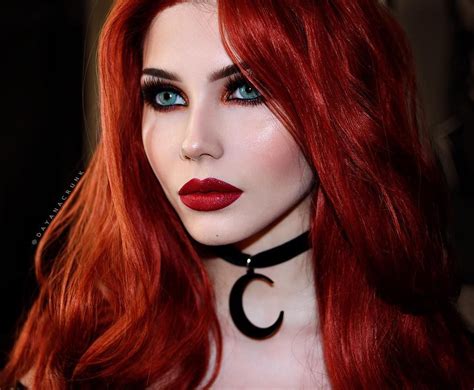 Dayana Crunk 🌙 Dayanacrunk Instagram Photo Pictastar Goth Beauty Beautiful Redhead