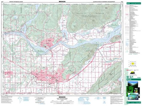 Topographic Map Of Mission Bc