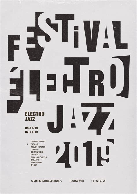 5 Typographic Festival Posters Typographic Poster Design Typographic