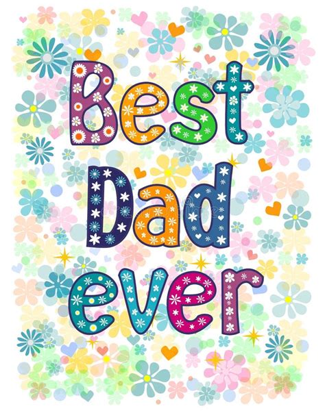 Best Dad Ever Stock Vector Illustration Of Holiday Love 82169777