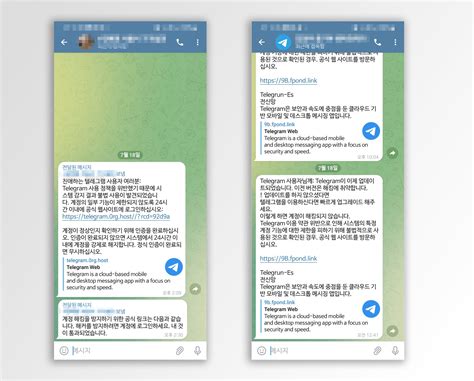 텔레그램 계정 재인증 필요 이 링크 클릭하면 해킹당한다 팩플 중앙일보